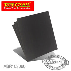 WATER PAPER 230 X 280MM 60 GRIT WET & DRY 50 PER PACK (DIY)