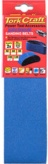 SANDING BELT ZIRCONIUM 75 X 533MM 100GRIT 2/PACK
