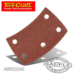 SANDING PADS CURVED 240 GRIT VELCRO