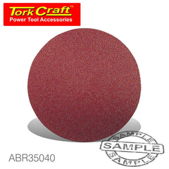 SANDING DISC VELCRO 150MM 40 GRIT 10/PK