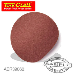 SANDING DISC PSA 125MM 60 GRIT NO HOLE 10/PK