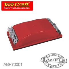 SANDING BLOCK 210 X 105 FOR HAND USE RED