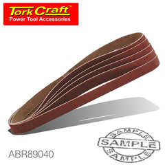 SANDING BELT 30 X 451 POWER HOLE 40 GRIT 5/PK