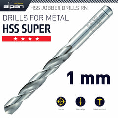 HSS SUPER DRILL BIT 1MM 1/PACK