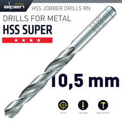 HSS SUPER DRILL BIT 10.5MM