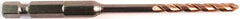 ROOF TILE DRILL BIT HEX 4.0MM 1/PACK