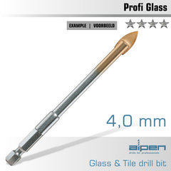 GLASS AND TILE DRILL BIT 4MM