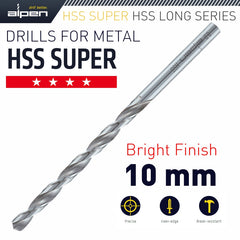 HSS SUPER DRILL BIT LONG 10 X 184MM POUCH