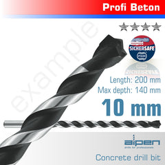 CONCRETE PROFI DRILL BIT 10.0 X 200MM