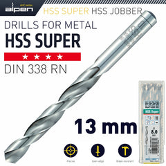 HSS SUPER DRILL BIT 13MM BULK