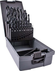 HSS SPRINT DRILL BIT SET 25 PIECE 1.0-13.0MM X 0.5MM IN PLASTC CASE