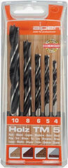 WOOD DRILL BIT SET 5 PIECE 4-5-6-8-10