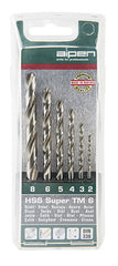HSS SUPER DRILL BIT SET 6 PIECEC 2-8MM