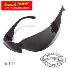 SAFETY EYEWEAR GLASSES GREY IN POLY BAG