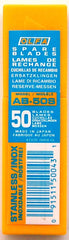 OLFA BLADES STAINLESS STEEL 50/PACK 9MM