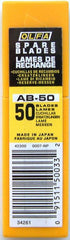 OLFA BLADES AB-50 50/PACK 9MM