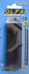 OLFA BLADES EXCEL BLACK 10/PK CARDED ULTRA SHARP 9MM