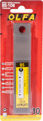 OLFA SCRAPER BLADES X10 FOR BSR200 & BSR300 100MMX0.5MM
