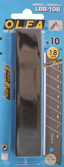 OLFA BLADES EXCEL BLACK 10/PK CARDED ULTRA SHARP 18MM