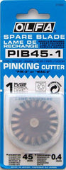 OLFA BLADES ROTARY PINKING CUTTER 1/PK 45MM
