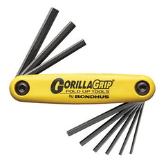 HEX END FOLD UP WRENCH 9PC 5/64-14' IMPERIAL GORILLAGRIP