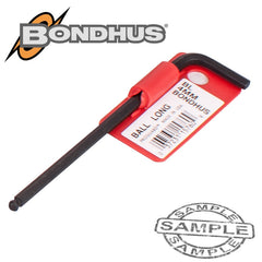 HEX BALL END L-WRENCH 4.0MM PROGUARD SINGLE BONDHUS