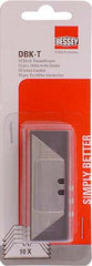 BESSEYSTANDARD BLADES FOR BS DBKPH FOLDING & UTILITY KNIFE 10PIECE