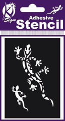 ADHESIVE STENCIL LIZARD 100 X 70MM