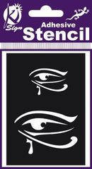 ADHESIVE STENCIL EGYPTIAN EY 100 X 70MM
