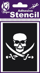 ADHESIVE STENCIL PIRATE 100 X 70MM
