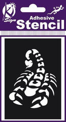 ADHESIVE STENCIL SCORPION 100 X 70MM