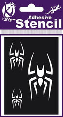ADHESIVE STENCIL SPIDER 100 X 70MM