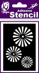 ADHESIVE STENCIL PSYCHE (2)  100 X 70MM