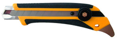 OLFA CUTTER HEAVY DUTY WITH REAR PICK & COMFORT HANDLE SNAP OFF KNIFE