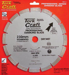 DIAMOND BLADE SEGMENTED 230MM FOR GRANITE 12MM DEEP SEGMENTS