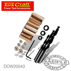 DOWEL KIT 6/8/10MM - 43 PIECE