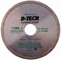 DIAMOND BLADE CONTINUOUS RIM 115 X 22.23MM