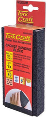 SANDING SPONGE BLOCK DUAL ANGLED 120X70X25 MEDIUM1PC