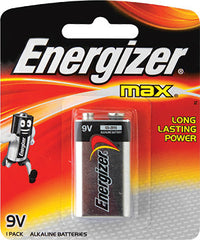 ENERGIZER MAX  9V 1 PACK (MOQ12) 522BP1-MAX