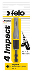 FELO IMPACT MAGNETIC BIT HOLDER E6.3  95MM