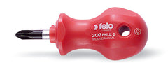 FELO SCREWDRIVER  SHOCK PROOF STUBBY 200 SL5.5X1.0X25
