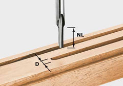 CUTTER - SLOT H HS D3/8