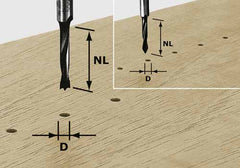 DOWEL DRILL HW S8 D3/16 Z