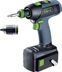 FESTOOL CORDLESS DRILLS T 15+3 LI 5,2 PLUS
