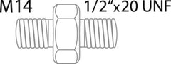 ADAPTER MA M 14-1/2' X 20