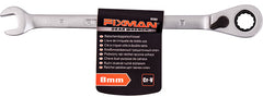 FIXMAN REVERSIBLE COMBINATION RATCHETING WRENCH 8MM