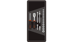 FIXMAN TRAY 19 PIECE 1/4' DRIVE SOCKETS AND ACCESSORIES