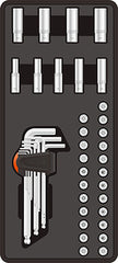 FIXMAN 33-PC 1/4' DR.SOCKETS & ACCESSORIES