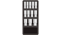 FIXMAN TRAY 12 PIECE 1/2' DRIVE DEEP SOCKETS