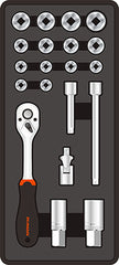 FIXMAN 20-PC 3/8' DR.SOCKETS & ACCESSORIES